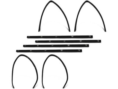 For 1979 Dodge D50 Door Window Belt Weatherstrip Kit APR 44366KKDH