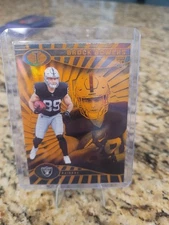 BROCK BOWERS RC: 2024 Panini Illusions Orange Trophy Collection #47 Raiders