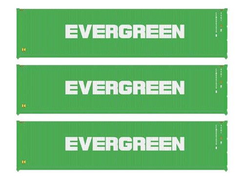 Walthers SceneMaster 949-18250 HO 40' Contenedor Corr 3-Pack Evergreen | Zustand: Nuevo