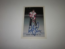 ADAM CREIGHTON SIGNED AUTOGRAPHED OTTAWA 67'S ISSUED  POLICE CARD 1