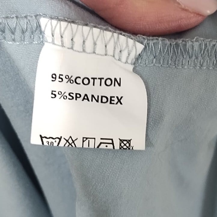 Ouges Long Sleeve Cotton Shift Dress Size L - image 5