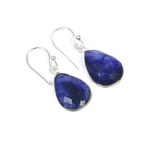 925 Solid Sterling Silver Green Onyx,Garnet Multi Stone Hook Earring Ji760 - Picture 67 of 81