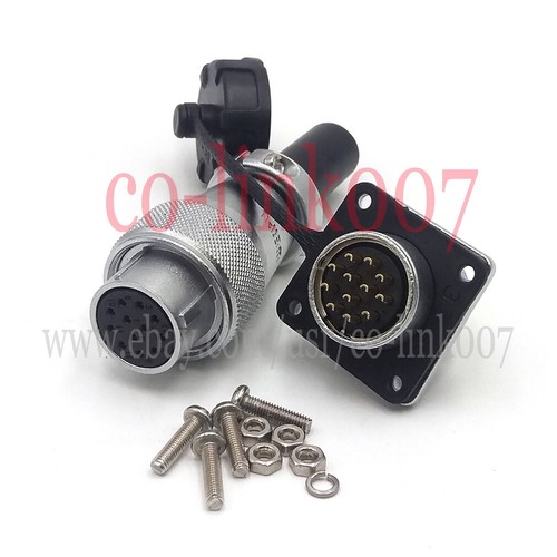 WEIPU WS20 IP67 12Pin Waterproof Aviation Female Plug,Industrial Power Connector - Picture 4 of 10