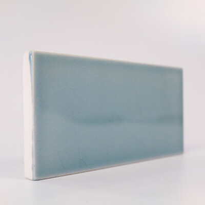 Craven Fliese 'Merganser' blau glasiert 100x50mm
