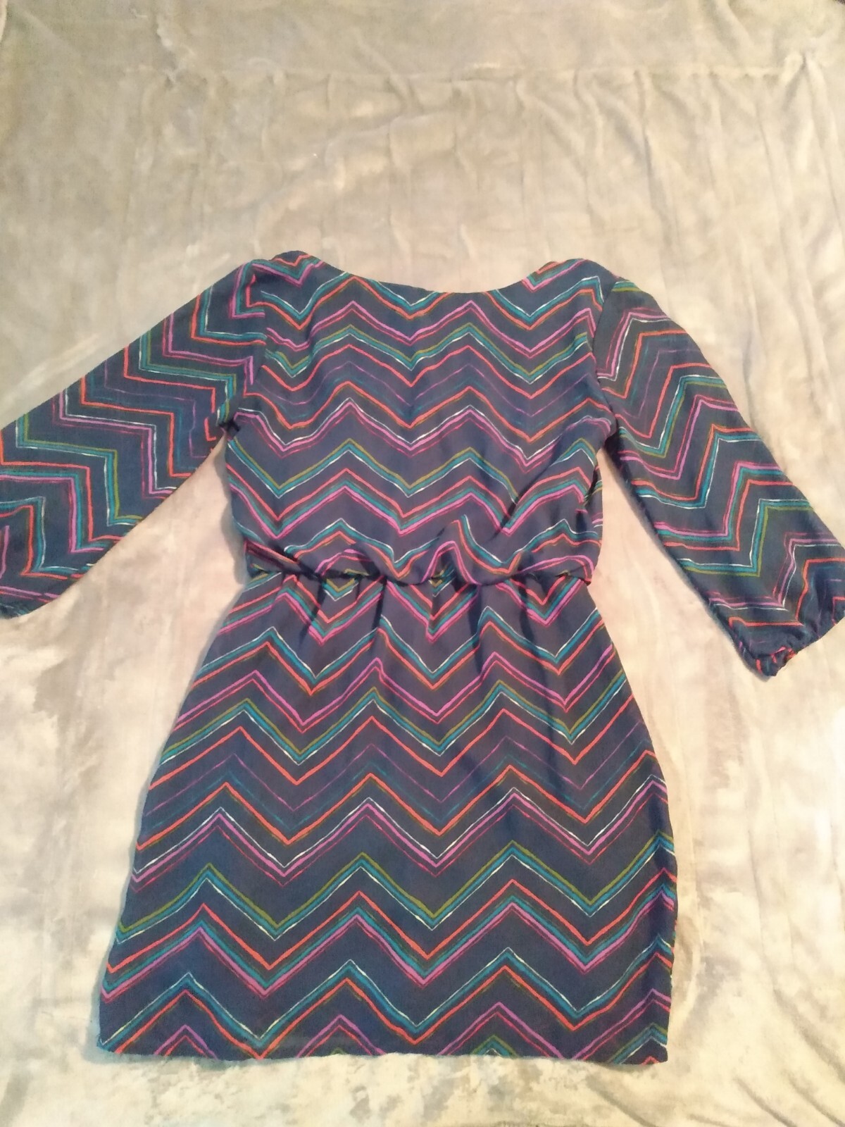 City Triangles Women's Medium Multicolor Zig Zag … - image 2