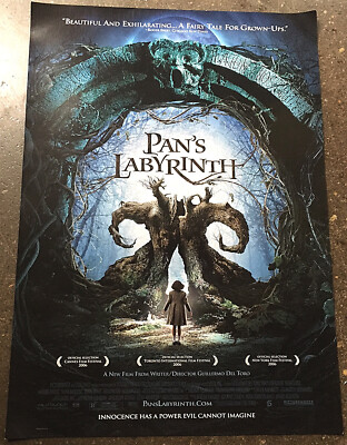 Guillermo del Toro's PAN'S LABYRINTH 2006 ORIGINAL 14x20 MOVIE POSTER! HORROR!