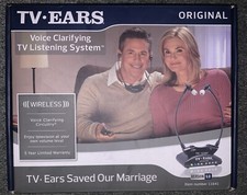 TV EARS Orig Voice Clarifying Listening System Wireless NEW Great For Seniors