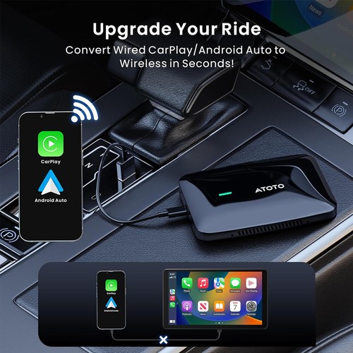 4 in 1 Ai Box Carplay/Android Auto Wireless Adapter Video Box Netflix-YouTube - Bild 2 von 9