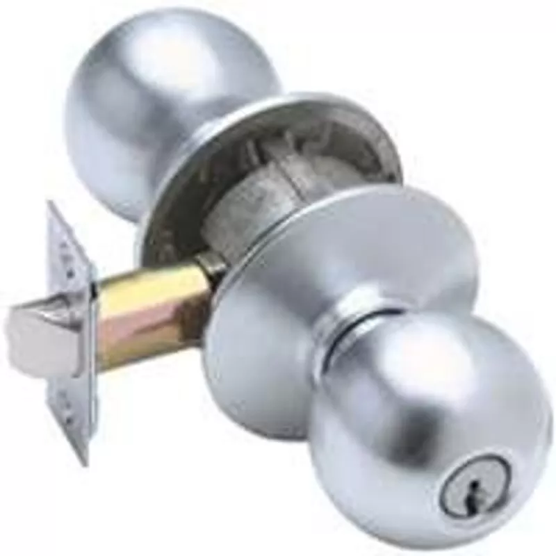 Schlage Orbit Satin Chrome Light Commercial Storeroom Door Knob