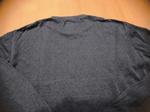 DIESEL Pullover Gr. 2XL Achselweite: 59cm blau 70% LEINEN - Bild 14 von 16