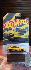 Hot Wheels Honda Series '16 Honda Civic Type R Yellow 4/5