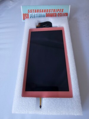 NEW FULLY ASSEMBLED Nintendo Switch Lite LCD Screen with PINK Touch Digitizer