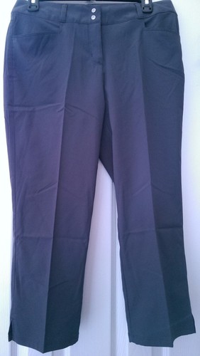 NWT Ladies ADIDAS DARK GRAY GOLF CAPRIS 