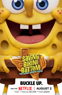 BB3168 Saving Bikini Bottom The Sandy Cheeks Film 2024 Anime Movie Poster 11x17