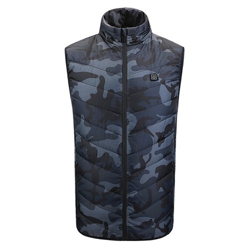 Electric Vest Heated Jacket USB Thermal Warm Heat Pad Winter Body Warmer Unisex - Picture 19 of 43