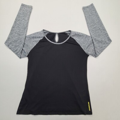 New Balance Shirt Womens Large Black Athletic Comfort Casual Stylish Gym Ladies