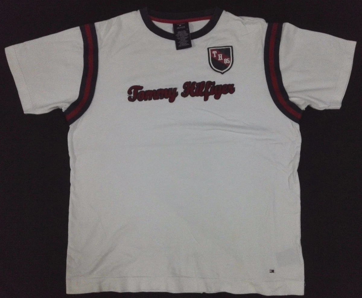 TOMMY HILFIGER TH 85 TEE T SHIRT SHORT SLEEVE MEN s Jersey Style Classic Sailing