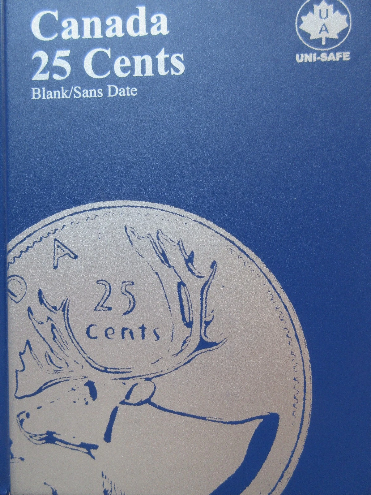 Set of Canada Twenty-Five Cents Coins 1968-2025 UNI-SAFE Quarter Folder 25c