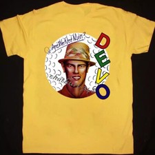 NEW Hot Devo Yellow Singer Shirt Cotton All size S-345XL MI43