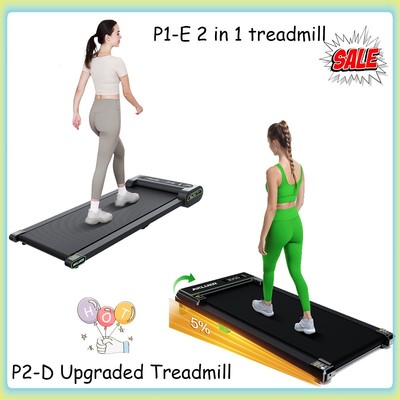Walking Pad Treadmill under Desk with Incline 2.5HP Portable Walking Treadmills