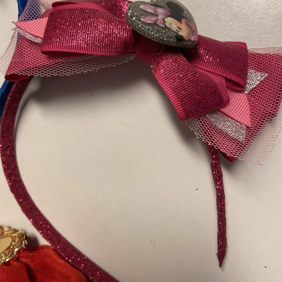 5 diademas Princesa Disney Cenicienta Blancanieves Minnie Anna Elsa azul verde Foto 3 de 4