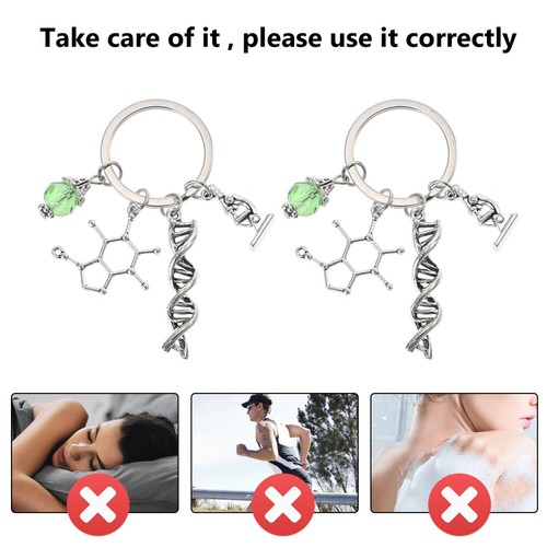 4 Count Microscope Flask Keychain Science Teacher Gifts Must Haves - 第 4/12 張圖片