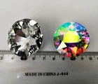 10pcs 35mm Large Stone Rhinestone Crystal Withcford Faceted Glass Jewels
