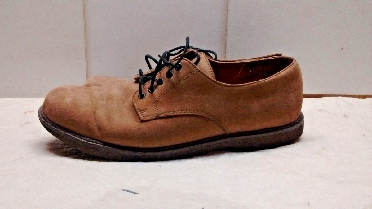 Rockport Waterproof Brown Leather Laced Oxford Plain Toe 