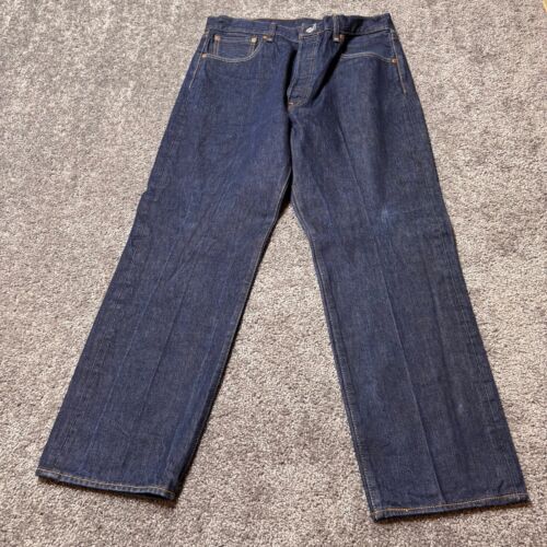 Levis 501 Jeans Mens 36x30 Tag (Fits 35x29) Blue Denim Button Fly *READ*