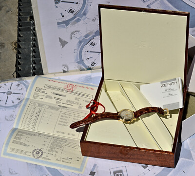 Zenith El Primero Chronomaster Chrono 400 18kt Gold 1995 Komplettes Set