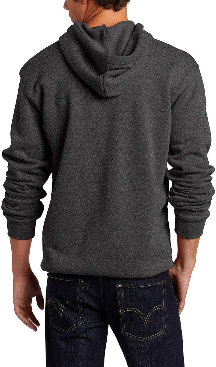 Carhartt Hoodie Men's 2XL Gray Loose Fit Midweight Logo Sleeve