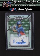 2019 Panini Prizm Draft Picks 57 Fidel Montero Autographs Prizms