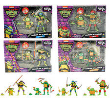 TMNT Mutant Mayhem Glow-in-the-Dark Making of A Ninja Action Figures -You Choose