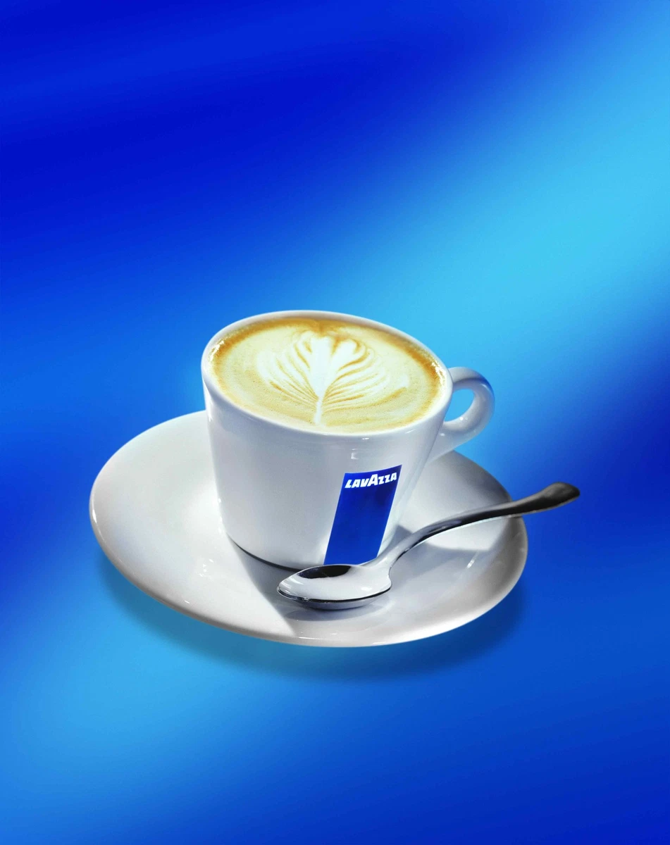 Lavazza Cappuccino 6 x Tassen mit 6 x Untertassen (ohne Löffel)