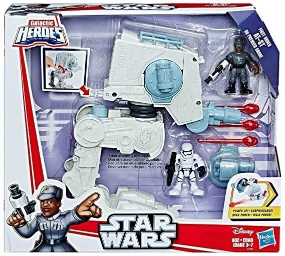 Disney Star Wars Galactic Heroes AT-ST Playskool Playset Toy Action Figure NEW