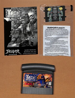 Iron Soldier【中古・Jaguar北米版】 Iron Soldier 1994 for Atari Jaguar Complete CIB | eBay