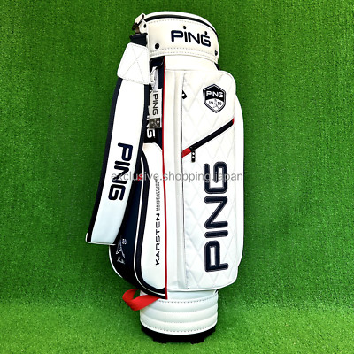 Ping Golf PU Classic Cart Bag 9'' 5-way White Navy 2024 Model Lightweight Unisex