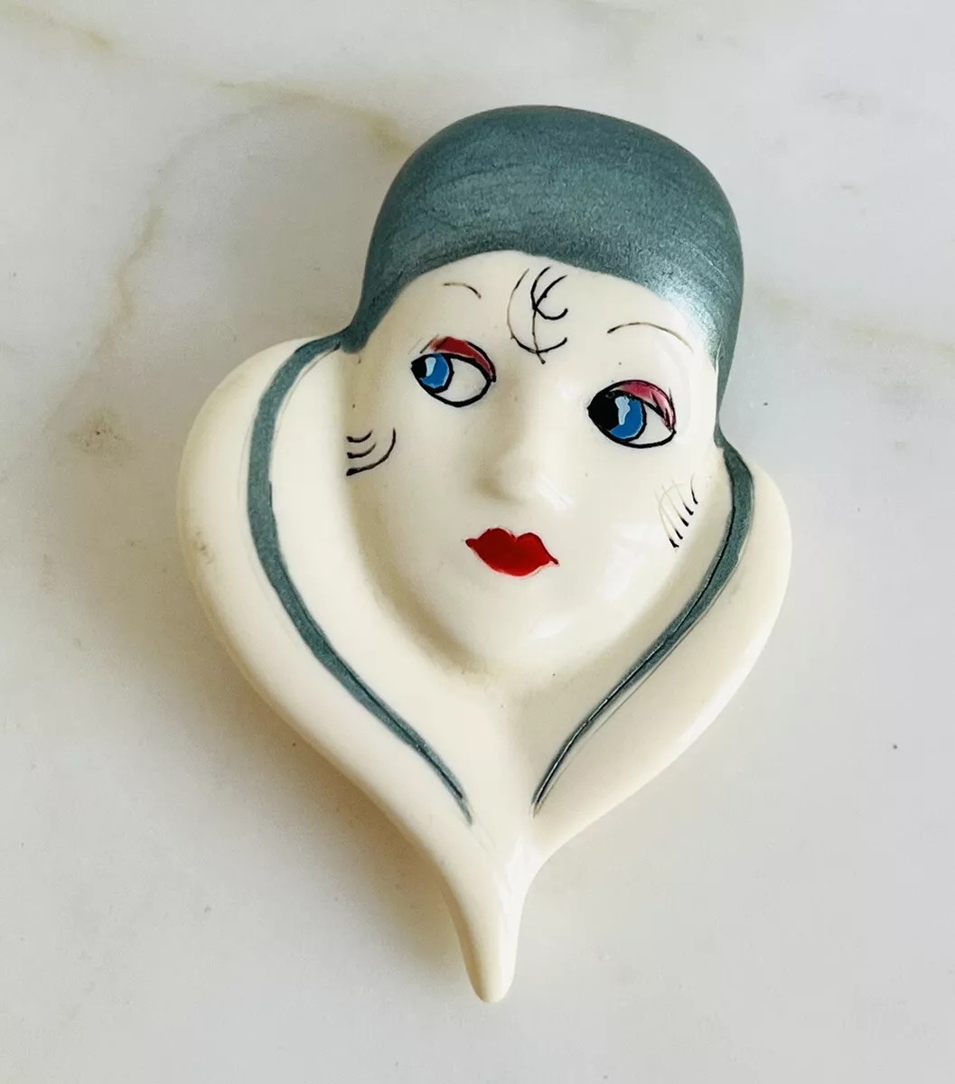 Art deco outlet plastic brooches