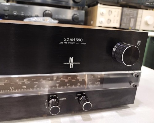 PHILIPS 22AH690 TUNER ANALOGICO HI-FI STEREO CON SINTONIA A CORDINA **Perfetto** - Afbeelding 4 van 15