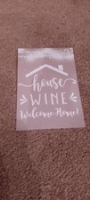NEW HOME WINE BOTTLE LABEL