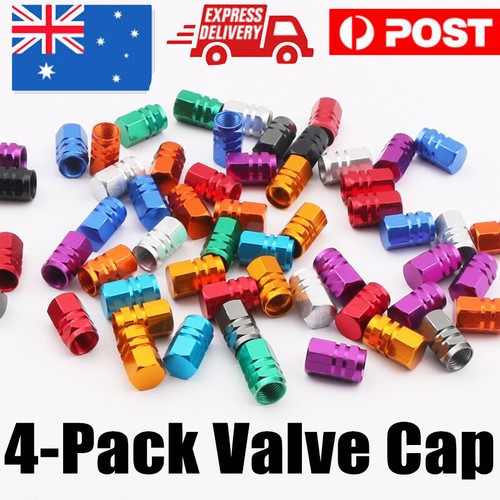 4PCS Aluminum Car Tire Valve Cap Tyre Valve Stem Cover Air Dust Wheel Rim Cap ⁿ