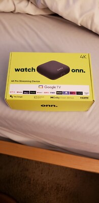 onn. Google TV 4K Pro Streaming Device, 4K Comes W/ 25 Free Days Of Tyronetv 