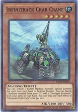 Yu-Gi-Oh! - Infinitrack Crab Crane -INCH-EN003 -Super Rare - 1st ed -NM/M-NEW