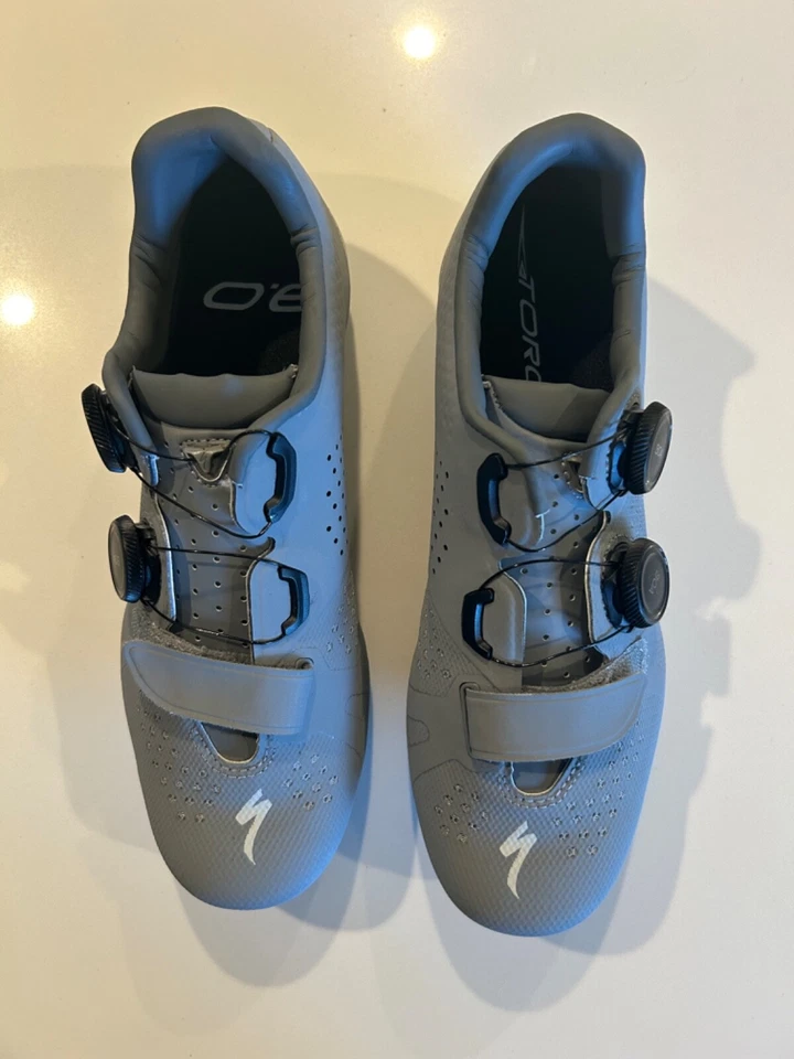 Specialized Torch 3.0 Mens Carbon Sole Road Bike Cycling  in US 6.5 EU 39 Gray - Image 2 of 4