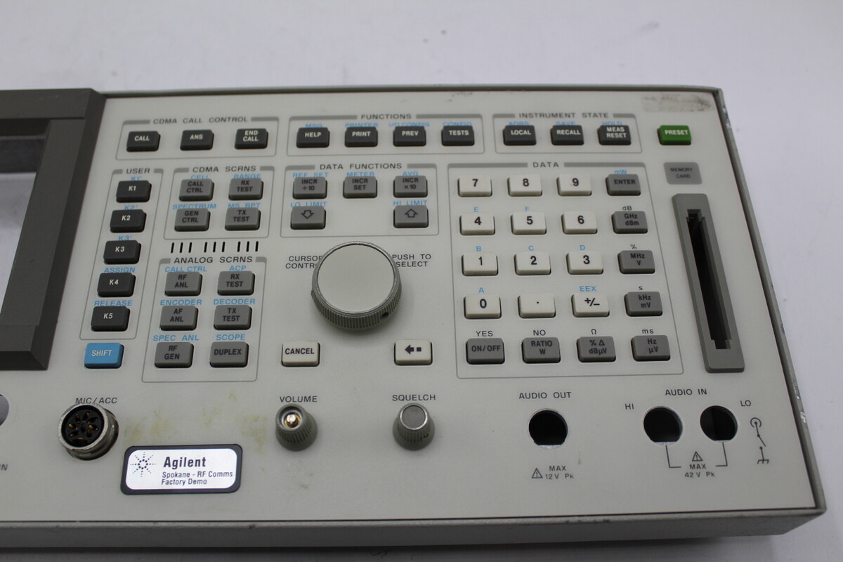 Agilent HP 8924C CDMA Mobile Station Test Set for sale Agilent HP 8924C CDMA Mobile Station Test Set for sale