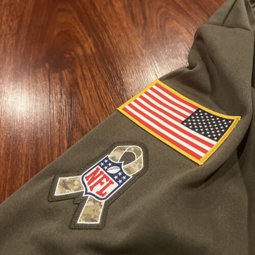 Nike Men’s Seattle Seahawks Salute To Service Therma Hoodie Sweatshirt Large L - Picture 6 of 12