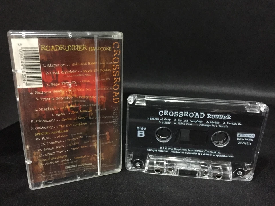 Crossroads Runner Album Cassette Korn Misfits Fear Factory (Sony Thailand 2000) - Image 2 of 4