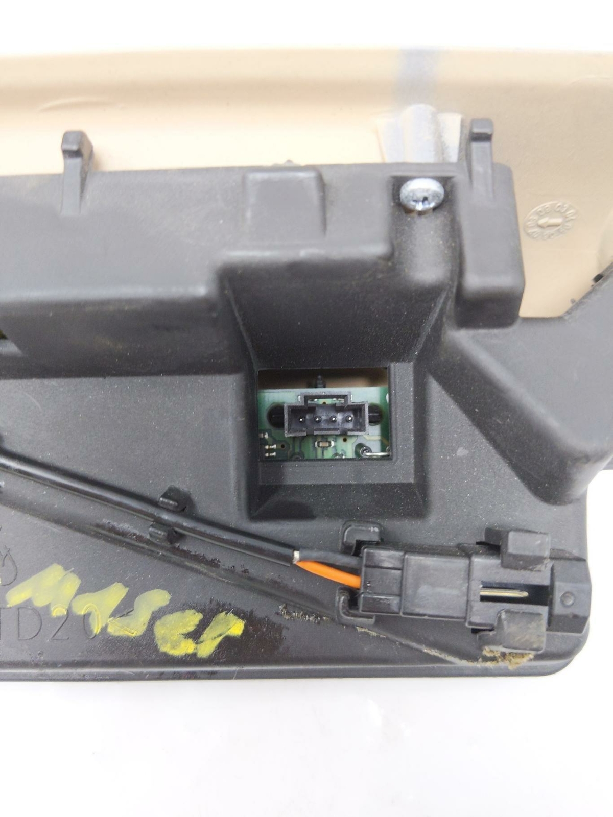 2009 MASERATI OEM OVERHEAD CONSOLE TOW ALARM PANEL SWITCH 69330630 BEIGE