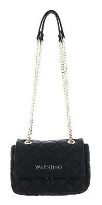 VALENTINO Ocarina Flap Bag Schultertasche Umhängetasche Tasche Nero schwarz