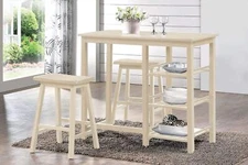 43 Beige Solid Wood Console Table